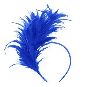 1920s Fascinator Women Feather Headband Headpiece For Cocktail Wedding 2548